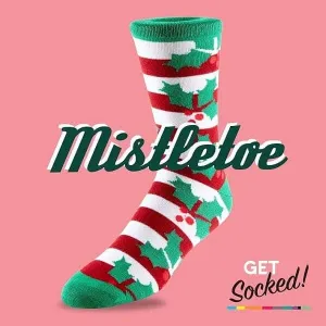 Mistletoe  - Bamboo Socks