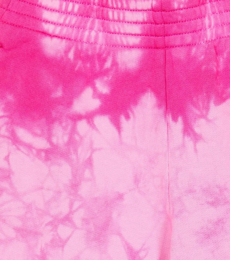 MM6 Maison Margiela Tie-Dye Cotton Sweatpants, Pink