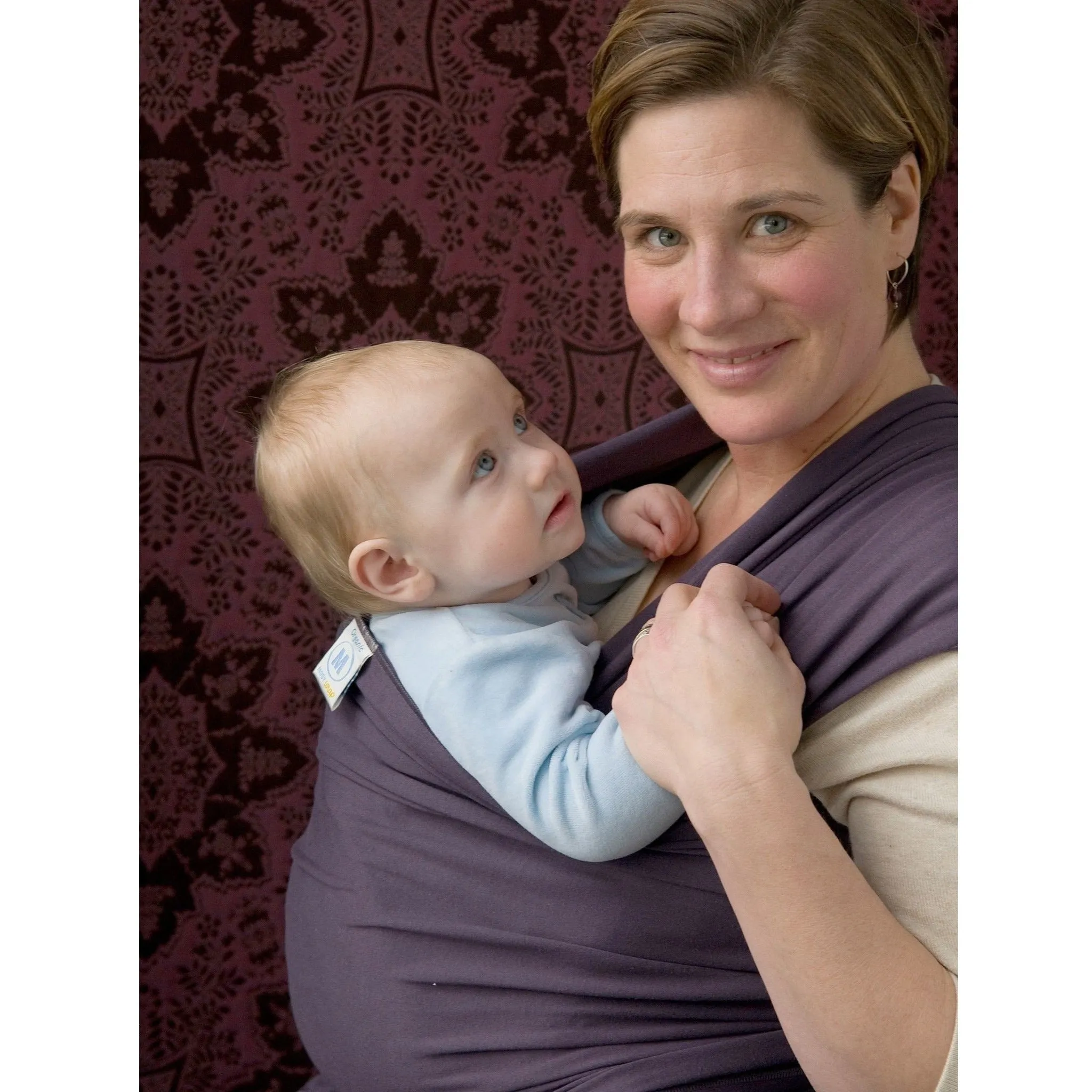 Moby Wrap Organic - Eggplant (Demo Stock)
