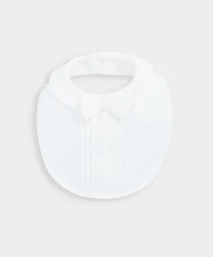 Mock Shirt Bib - White