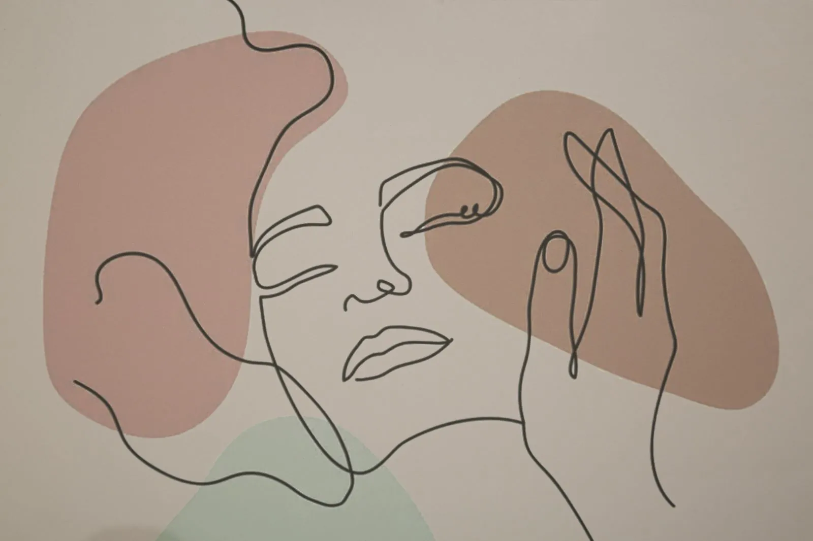 Modern Bohoo Chic Women Canvas Painting