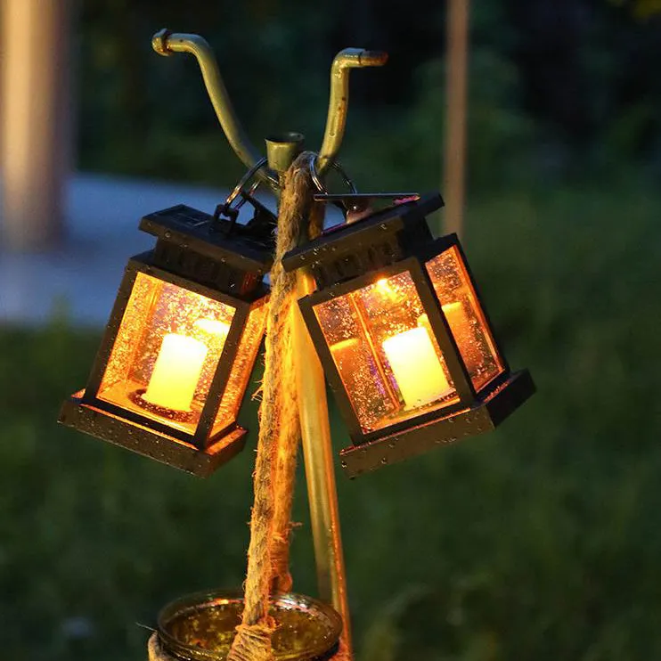Modern Solar Star Candle ABS Waterproof LED Outdoor Lights