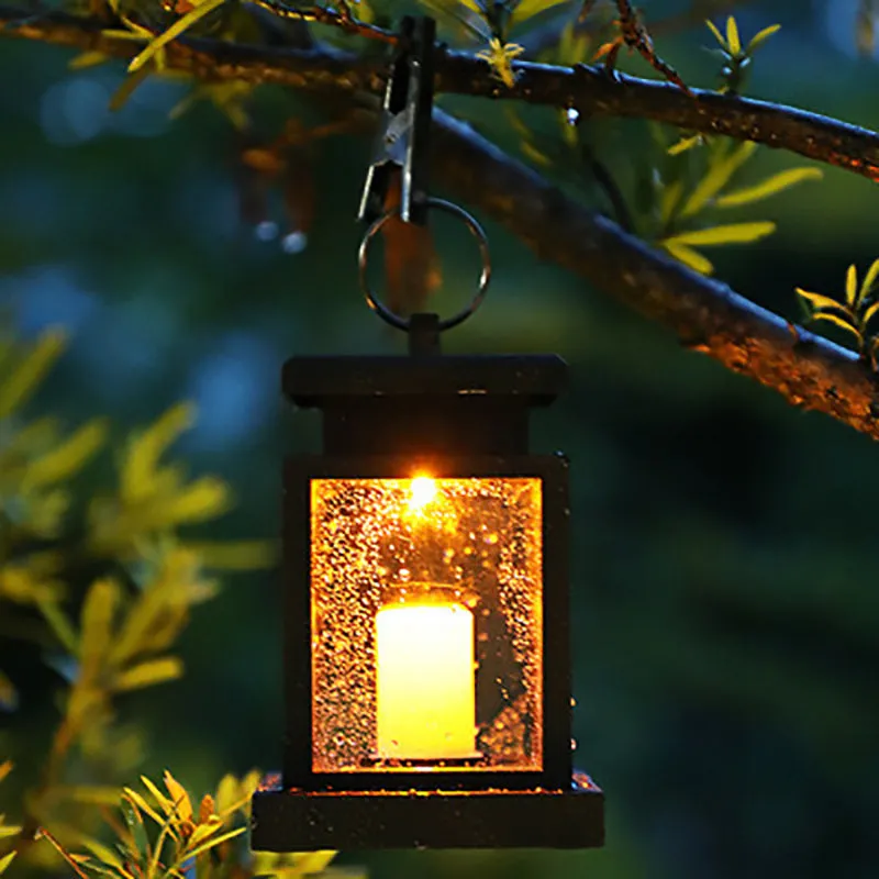 Modern Solar Star Candle ABS Waterproof LED Outdoor Lights