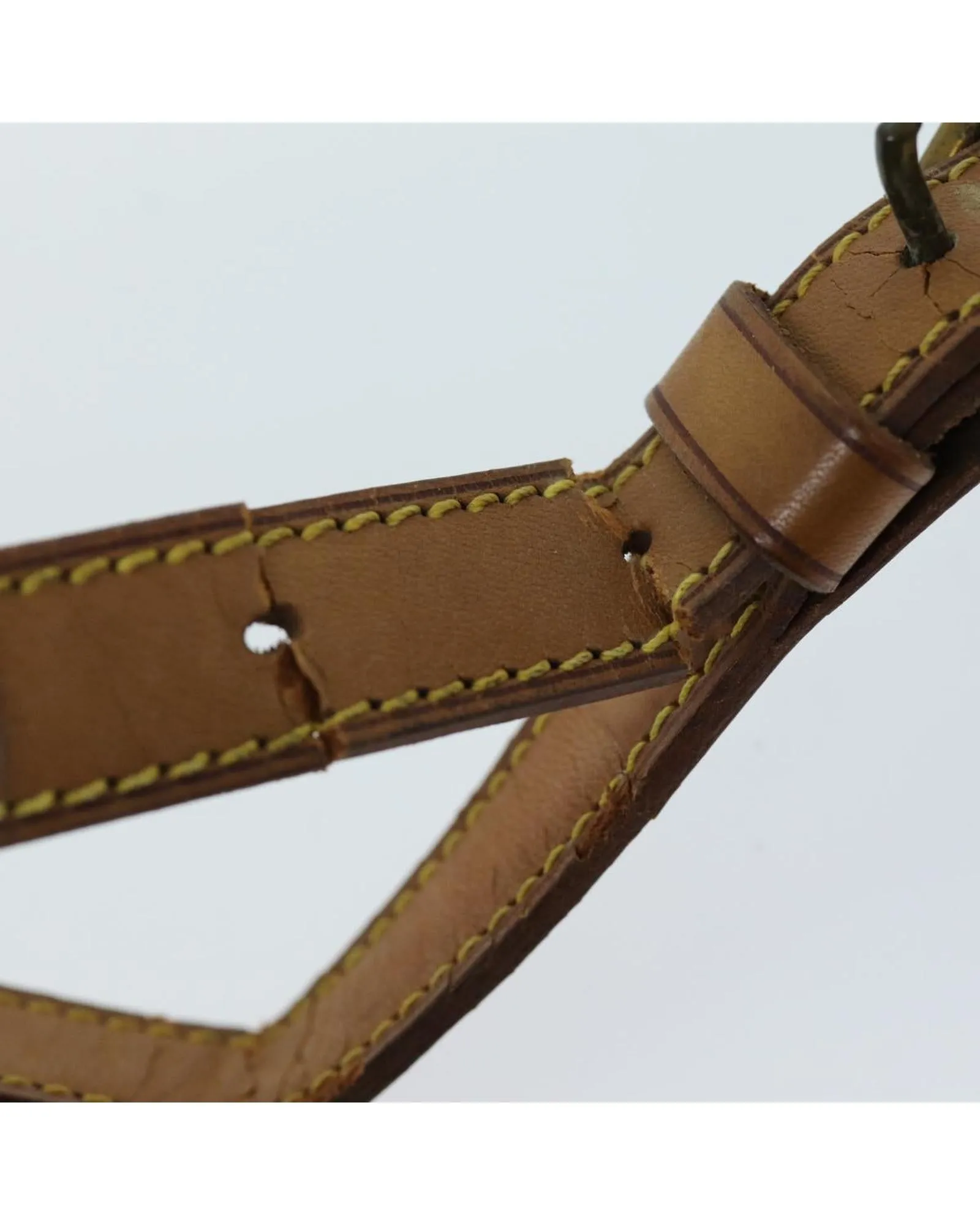 Monogram Canvas Shoulder Bag with Adjustable Strap - Preloved