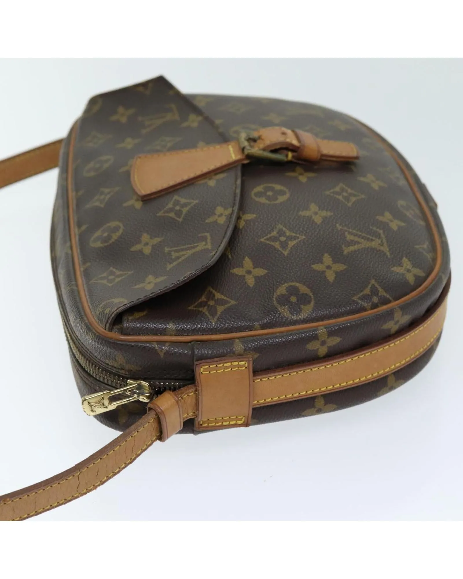 Monogram Canvas Shoulder Bag with Adjustable Strap - Preloved