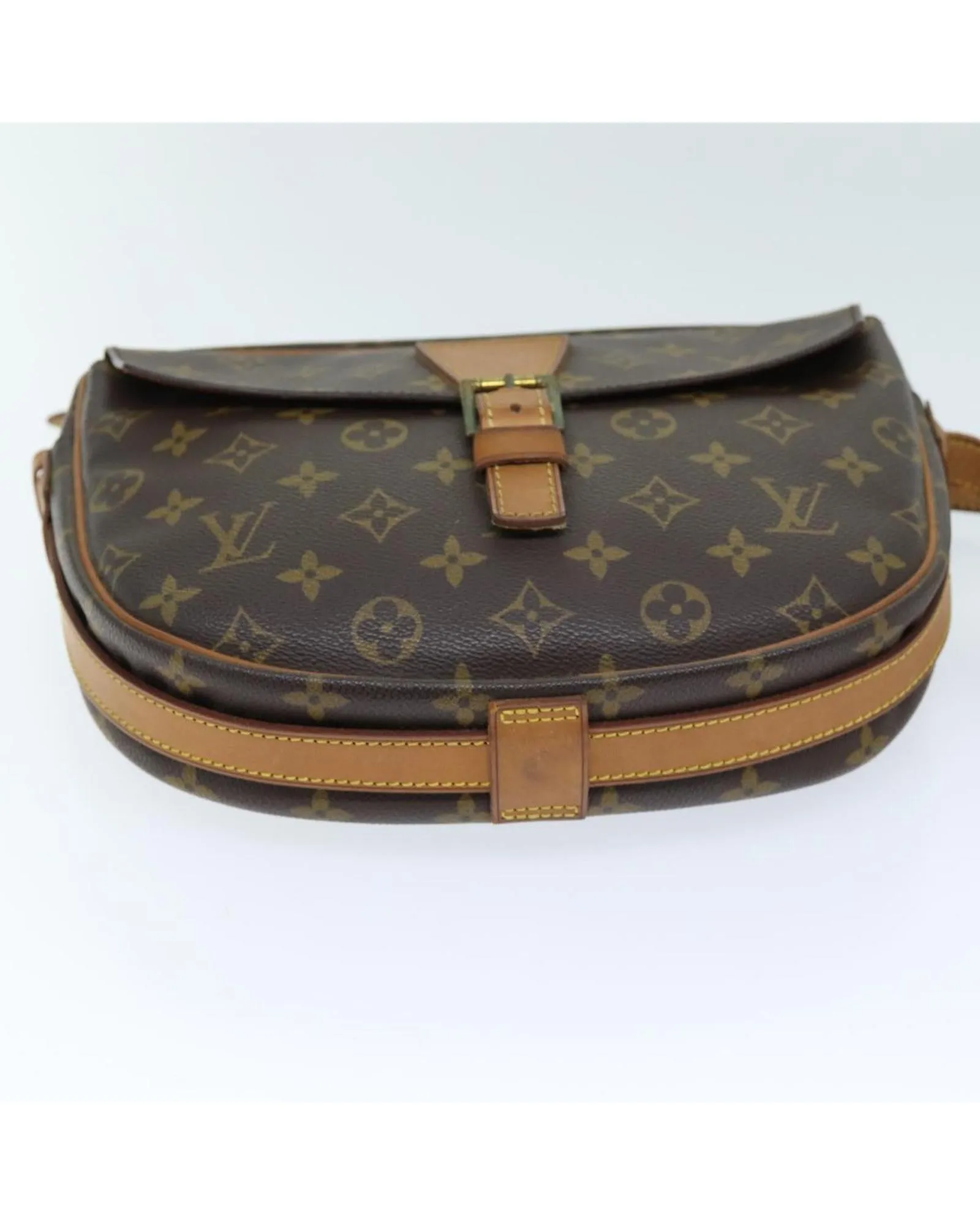 Monogram Canvas Shoulder Bag with Adjustable Strap - Preloved