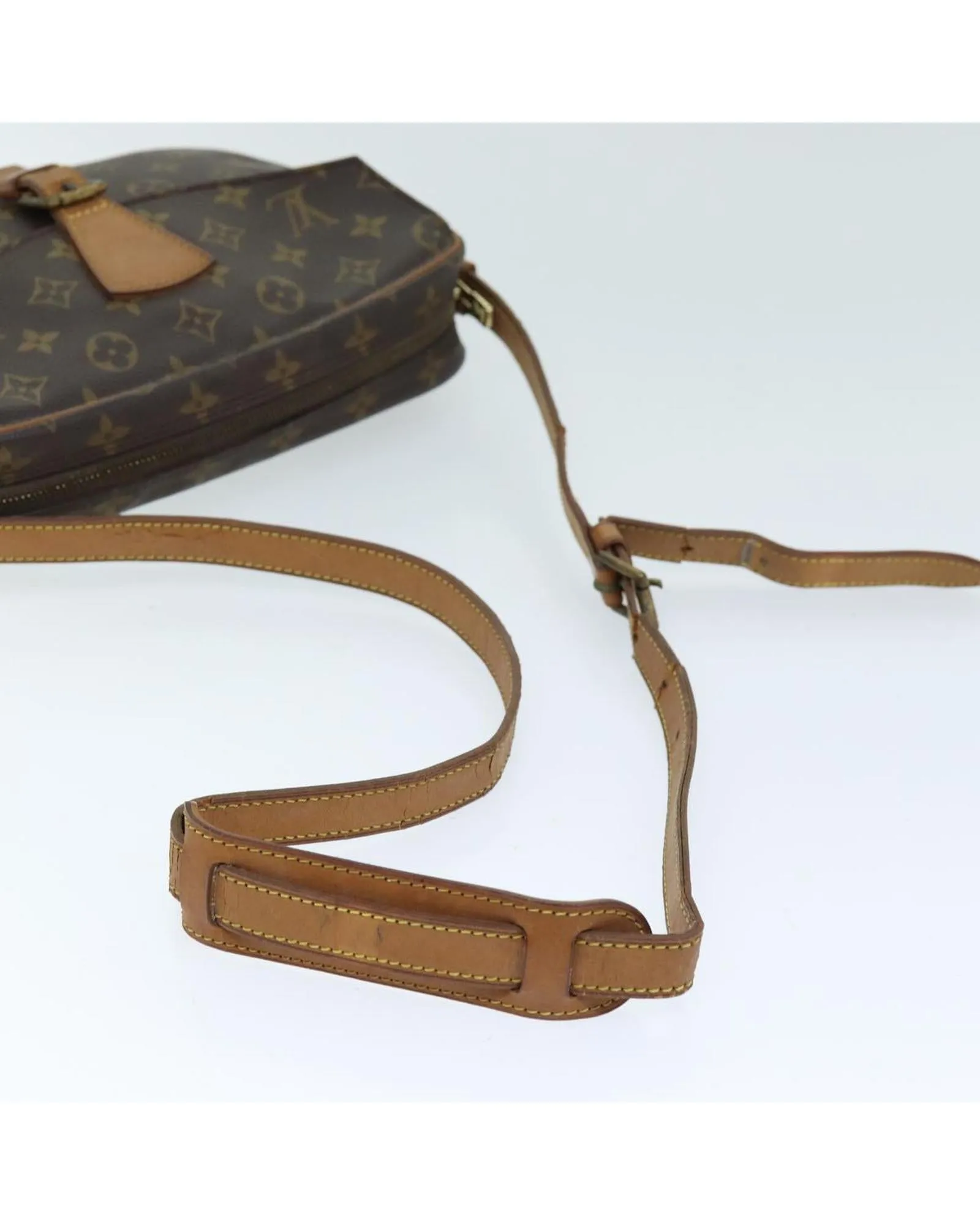 Monogram Canvas Shoulder Bag with Adjustable Strap - Preloved