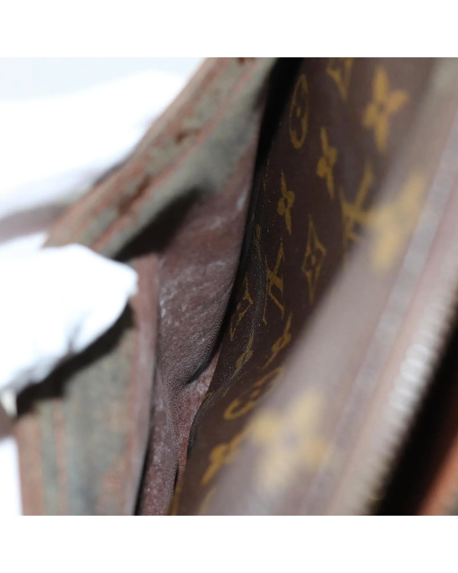 Monogram Canvas Shoulder Bag with Adjustable Strap - Preloved