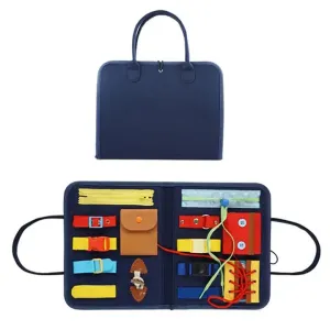Montessori Busy Folder for Practical Life Skills