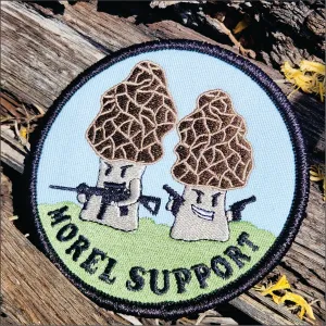 Morel Support - Tactical Mushrooms Collection #1 -  4" Embroidered Patch
