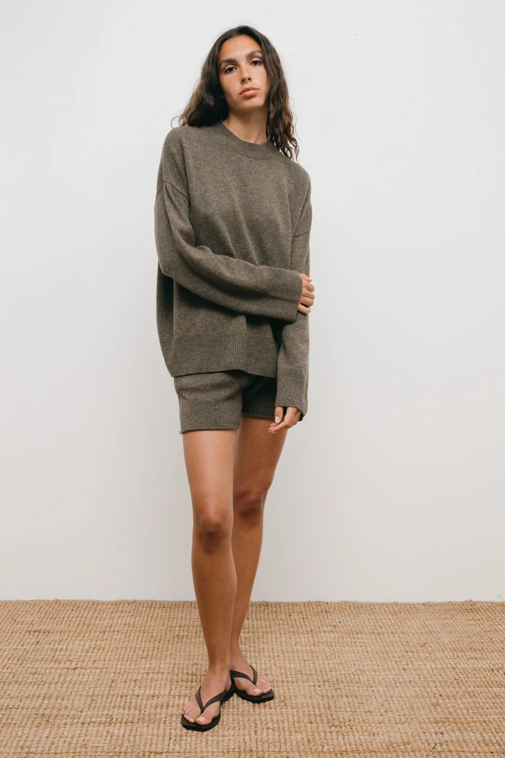MORZINE cashmere short