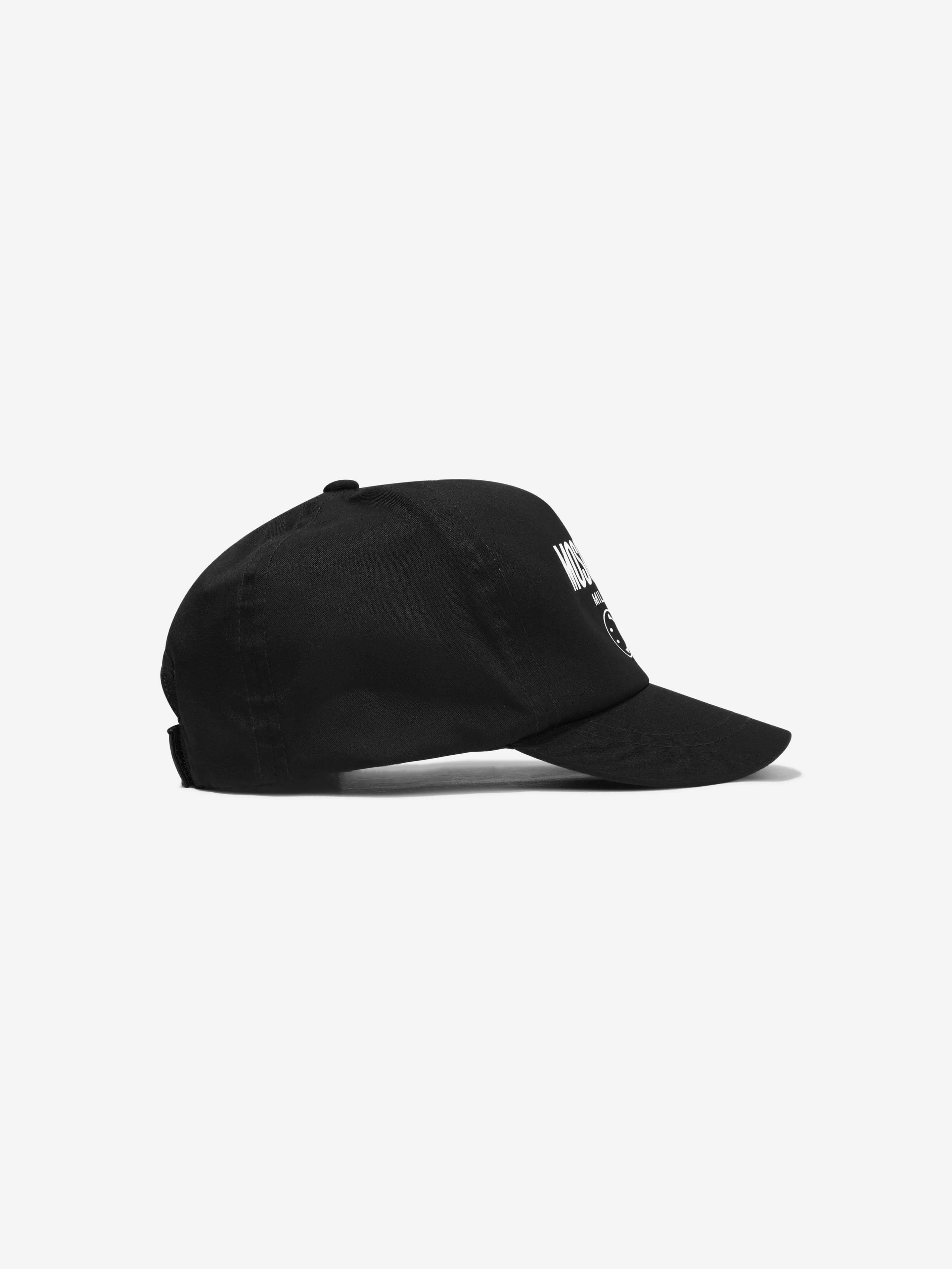 Moschino Boys Logo Cap in Black