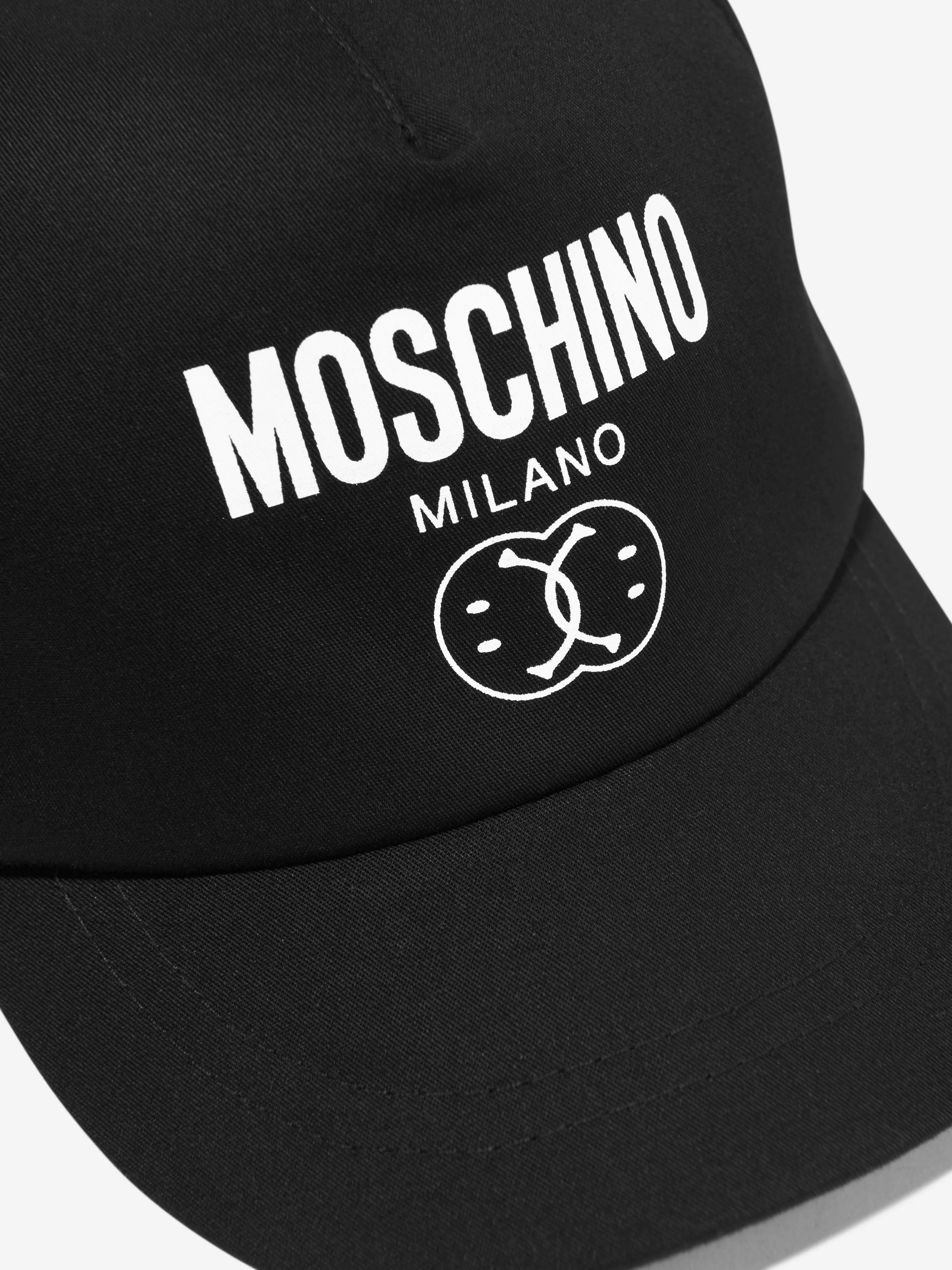 Moschino Boys Logo Cap in Black