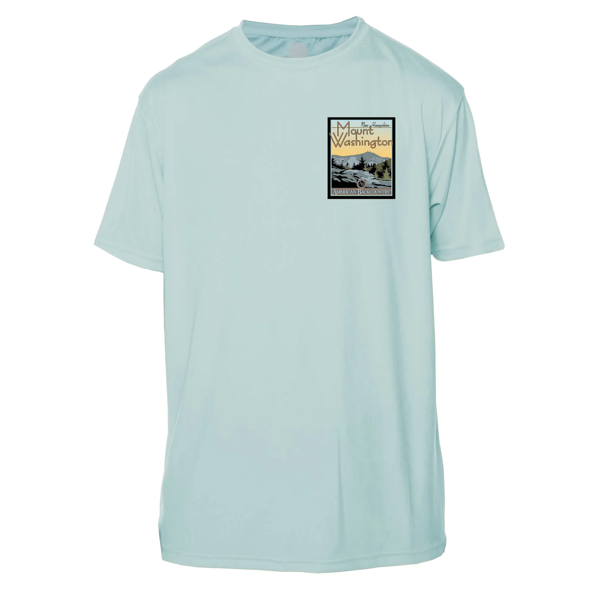 Mount Washington Vintage Destinations Short Sleeve Microfiber Men's T-Shirt