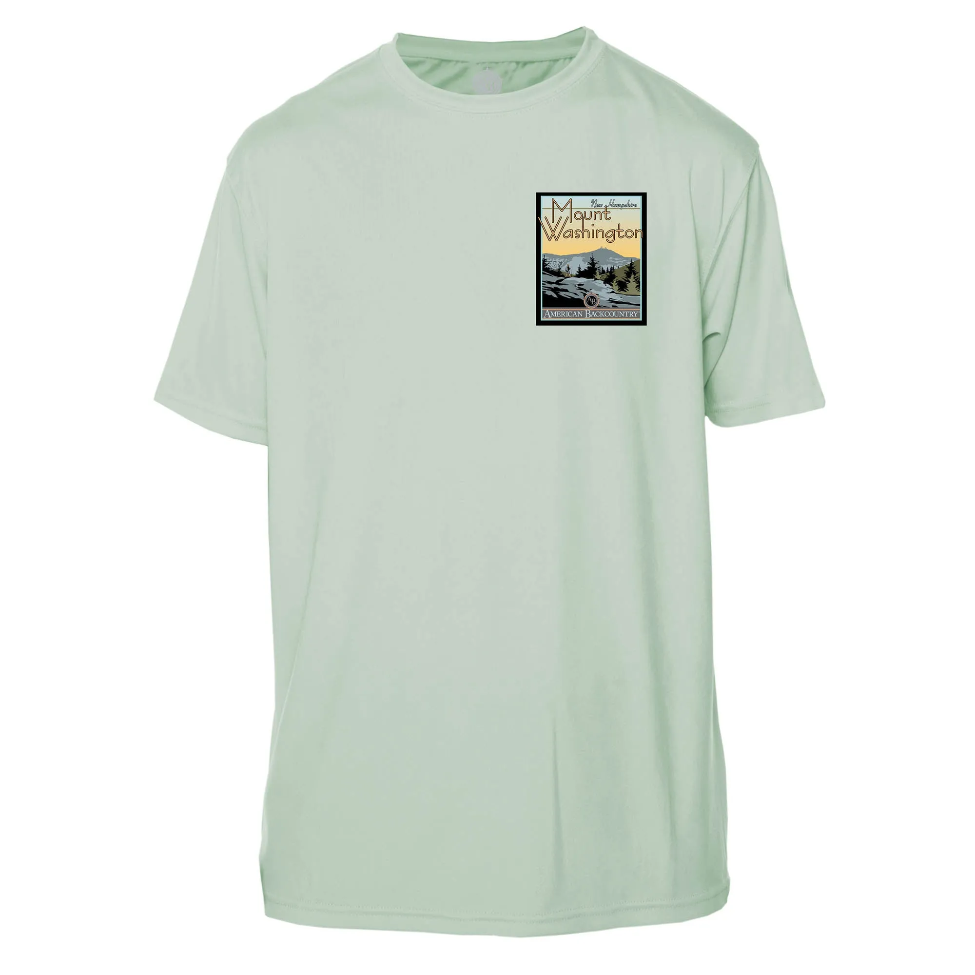 Mount Washington Vintage Destinations Short Sleeve Microfiber Men's T-Shirt