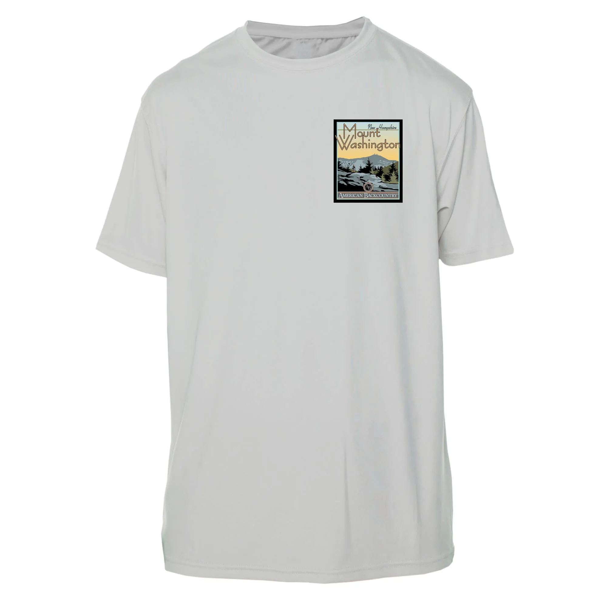 Mount Washington Vintage Destinations Short Sleeve Microfiber Men's T-Shirt