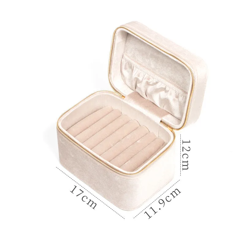 Multi-layer Earrings Storage Box Style Necklace Bracelet Jewelry Box