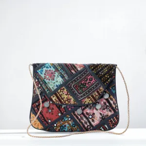 Multicolor - Banjara Vintage Embroidery Mirror & Coin Work Sling Bag
