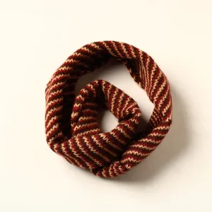 Multicolor - Brown - Kumaun Hand Knitted Woolen Neck Warmer