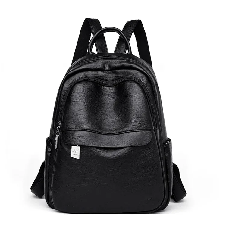 Multifunction Leather Backpack for Women