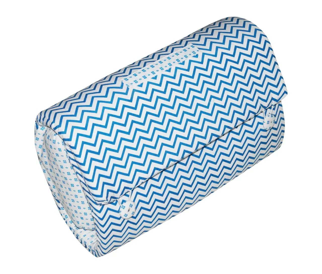 My Stork Story Bag-A-Bed - Blue and White Abstract Print