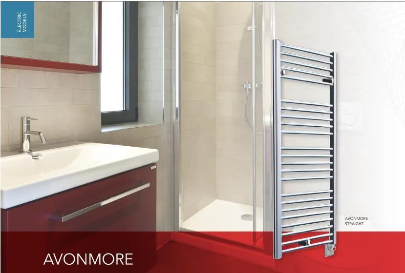 Myson Classic Comfort Avonmore Straight EECOSH85  Hardwired Towel Warmer- 21"w x 39"h