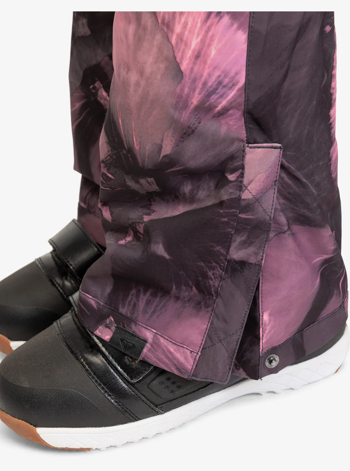 Nadia Technical Snow Pants - True Black Pansy Pansy