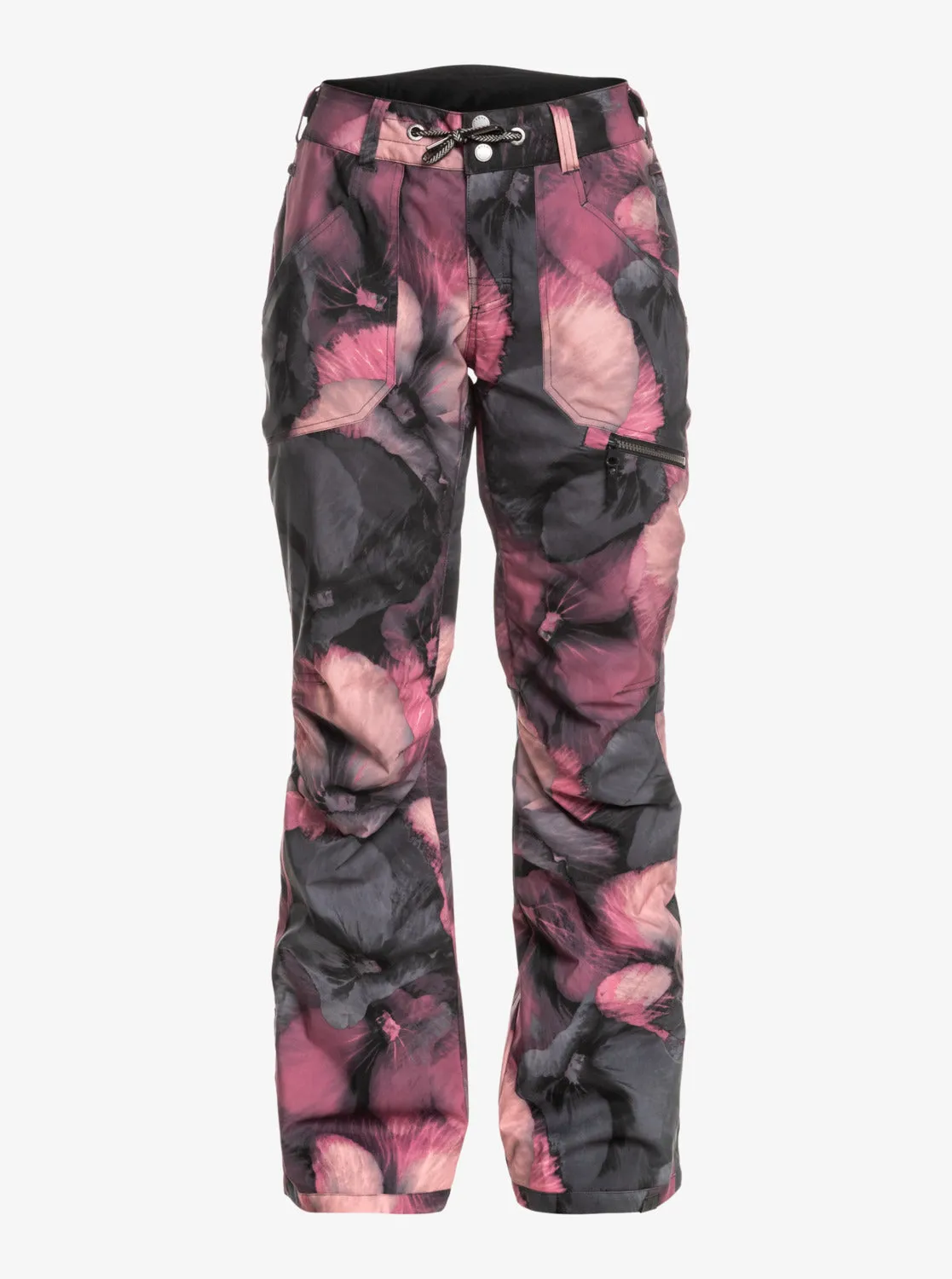 Nadia Technical Snow Pants - True Black Pansy Pansy