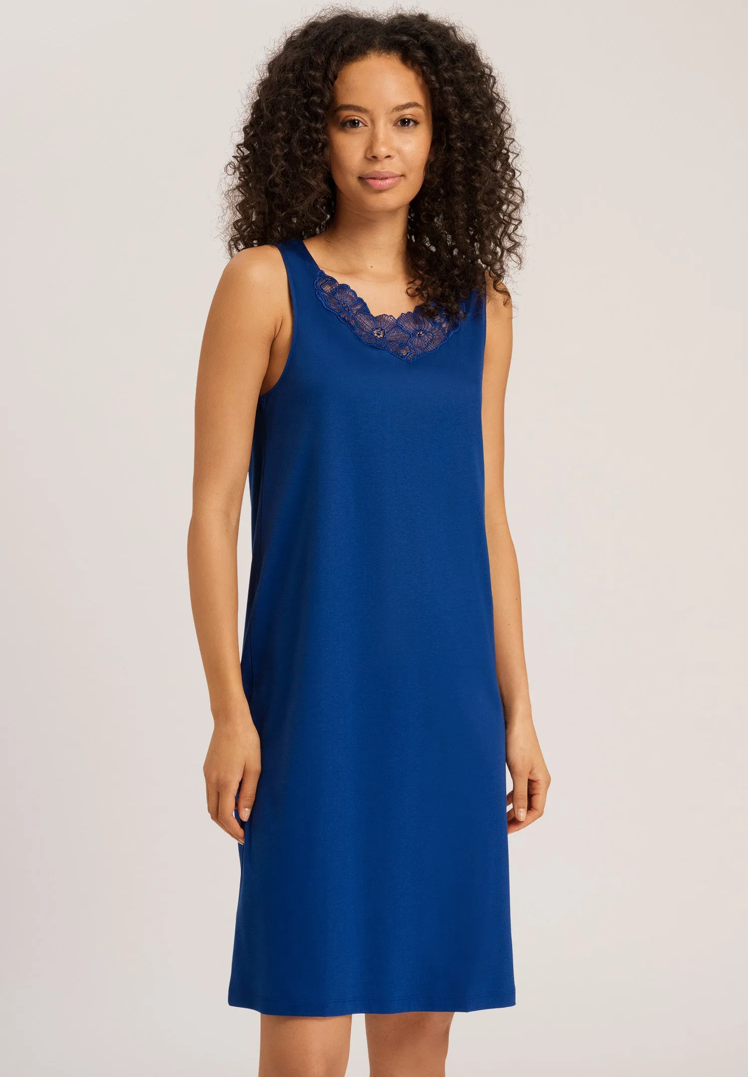 Naila Supima Cotton Tank Nightgown | Deep Indigo 74994-1653