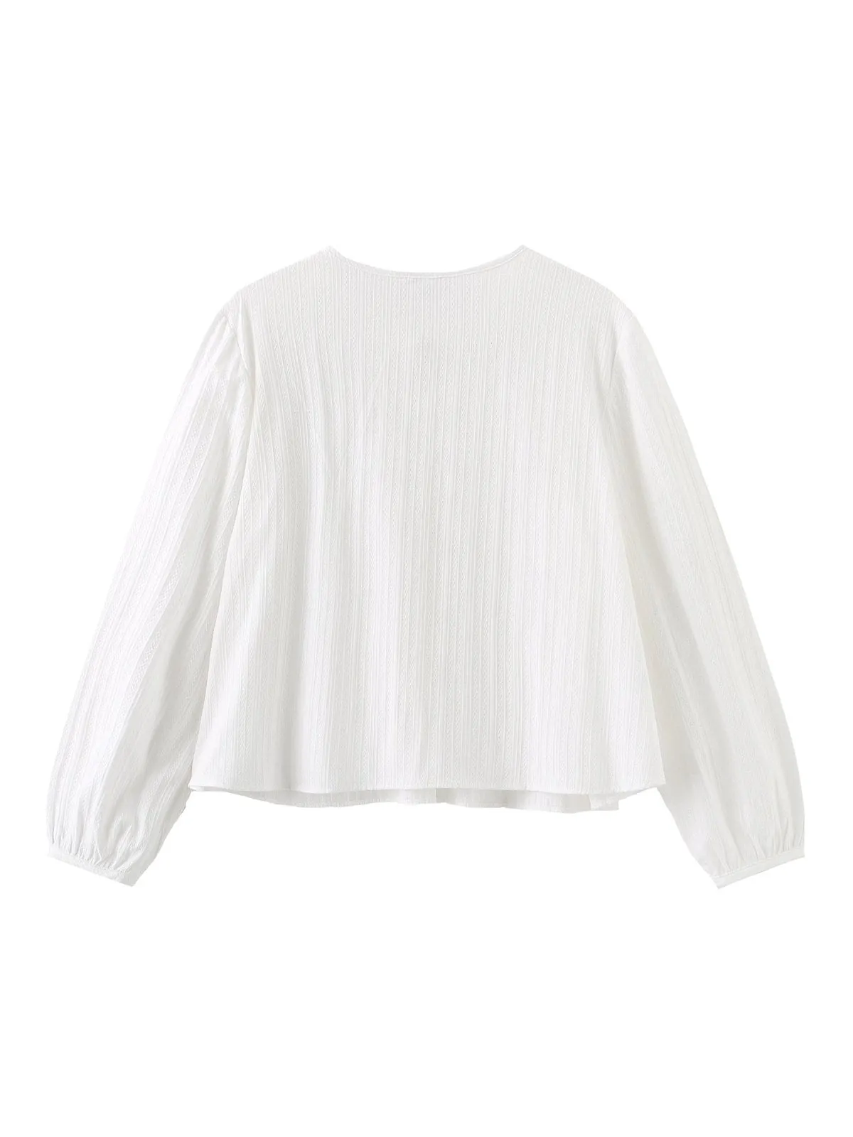 Nala Pintucked Tie Neck Blouse*
