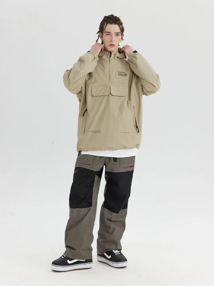 NANDN Outerwear Ski Pullover Shell Jacket - Men's