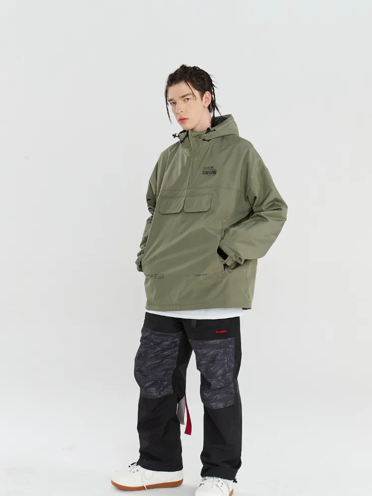 NANDN Outerwear Ski Pullover Shell Jacket - Men's