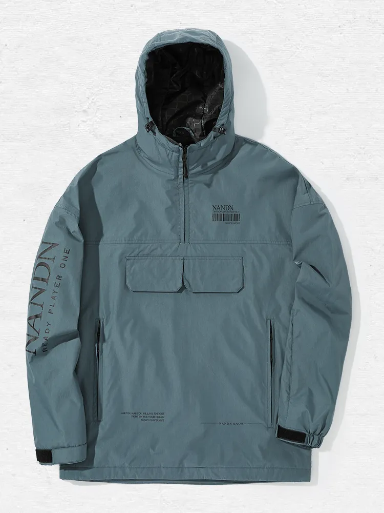 NANDN Outerwear Ski Pullover Shell Jacket - Men's