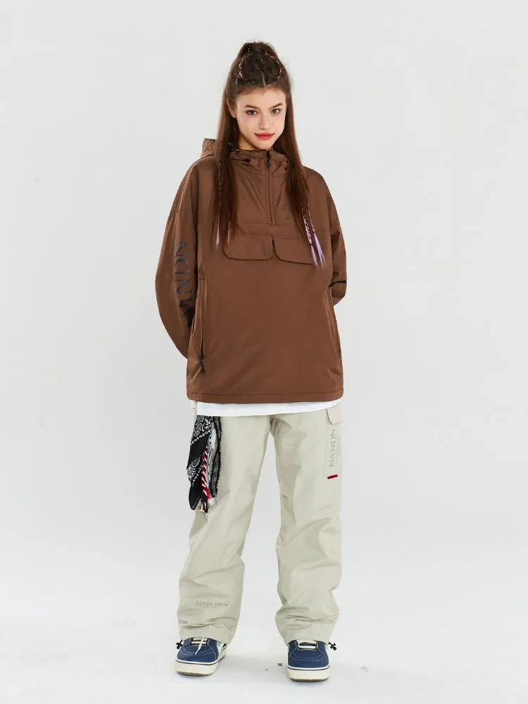 NANDN Outerwear Ski Pullover Shell Jacket - Women's