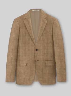 Napolean Gisde Glen Brown Wool Jacket