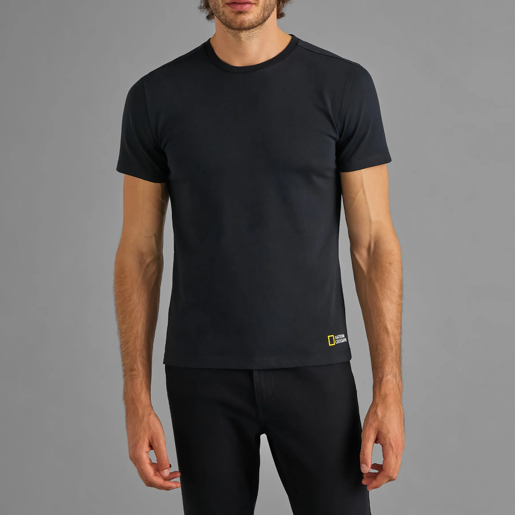National Geographic Men&#x27;s Crew Neck Tee Black | Buy National Geographic Men&#x27;s Crew Neck Tee Black here | Outnorth