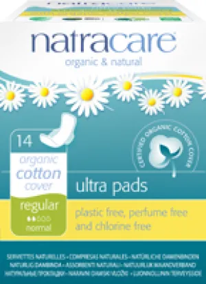 Natracare Regular Ultra Pads (14 Count)
