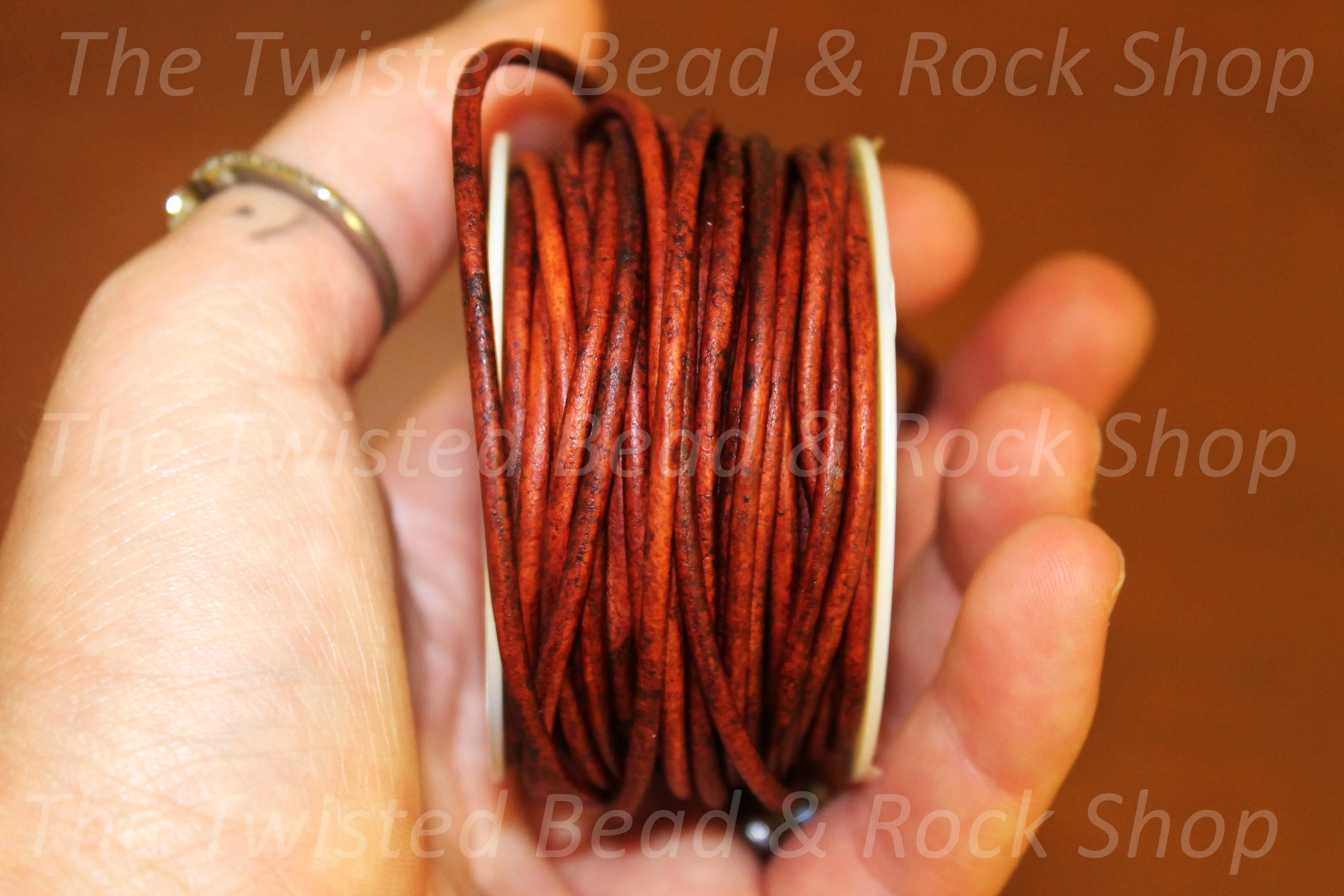 Natural Antique Brown Leather