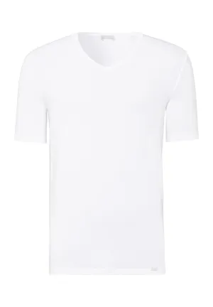 Natural Function V-Neck Tencel Fitted T-Shirt | White 73185-101