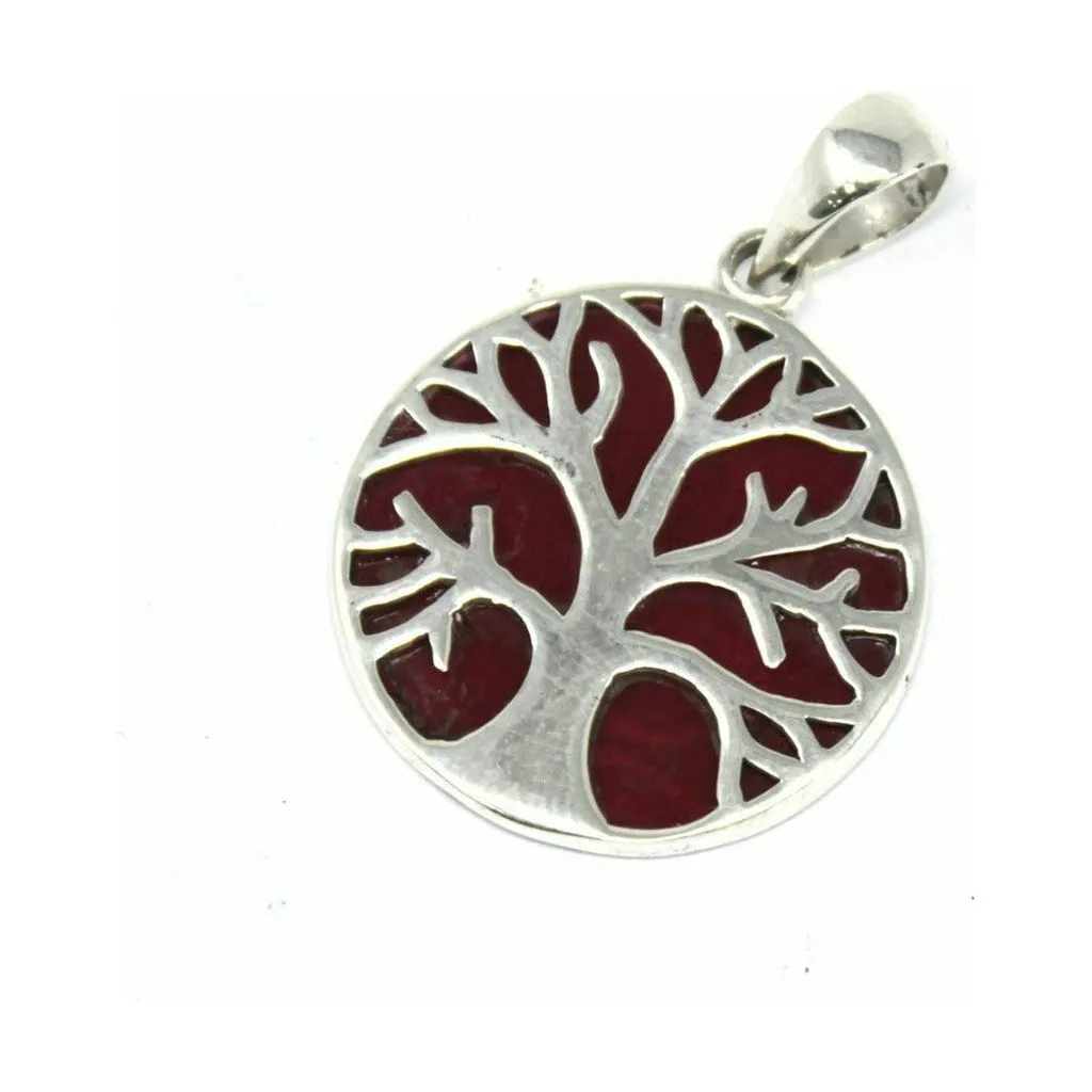 Natural Shell Jewellery - Tree of Life Silver Earrings & Pendants