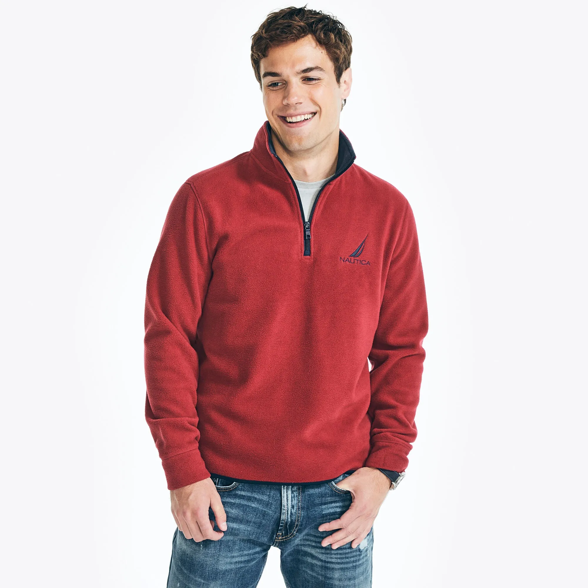 Nautica Men's Fleece Half-Zip