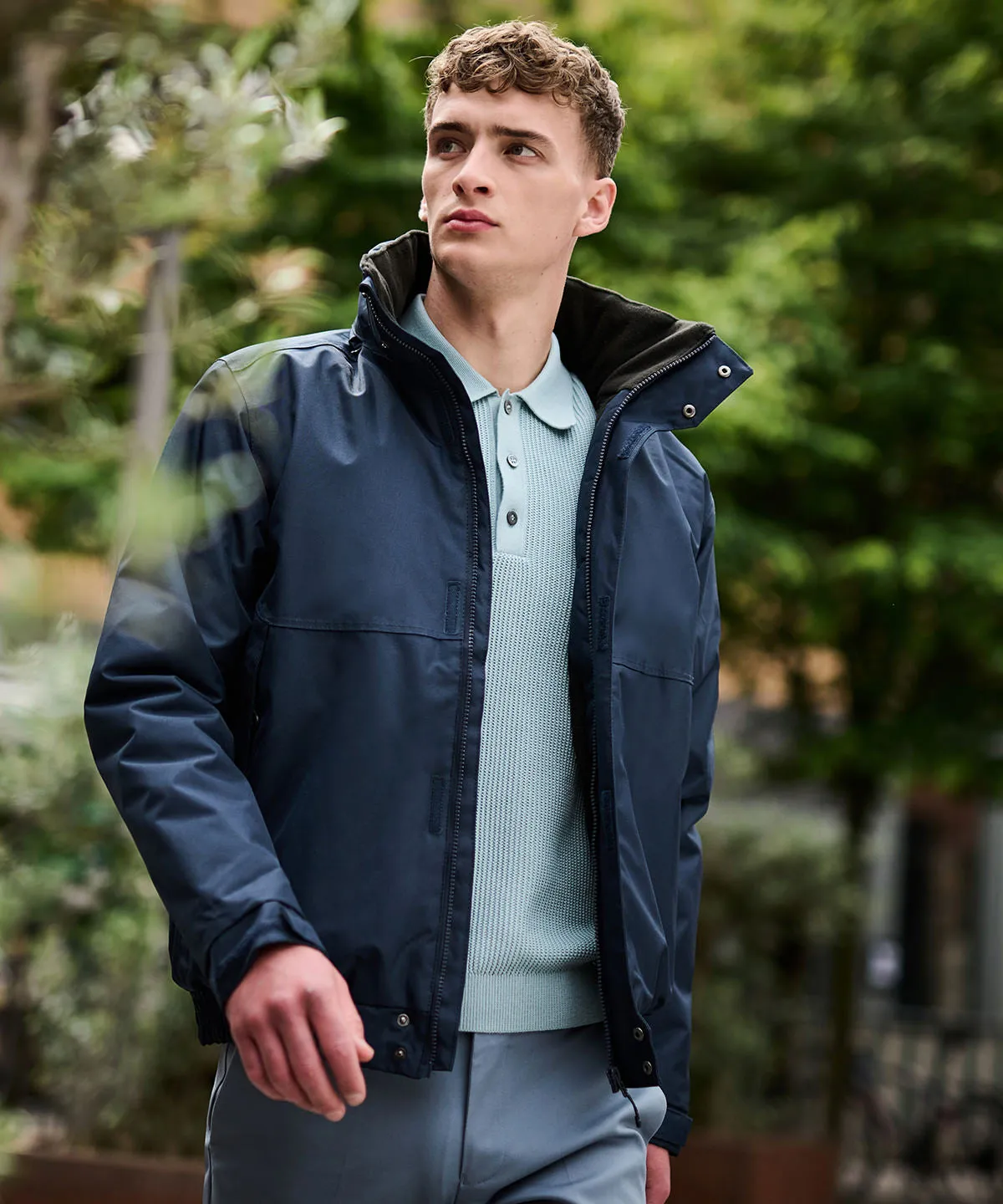 Navy - Blockade waterproof jacket