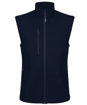 Navy - Honestly Made recycled softshell bodywarmer