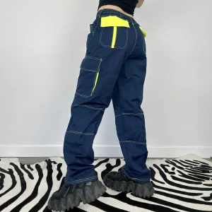 Navy Rave Cargos