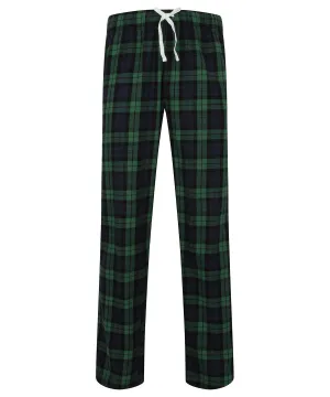 Navy/Green Check - Tartan lounge pants