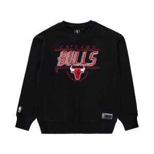 NBA Essentials Logan Fleece Crew Chicago Bulls Black