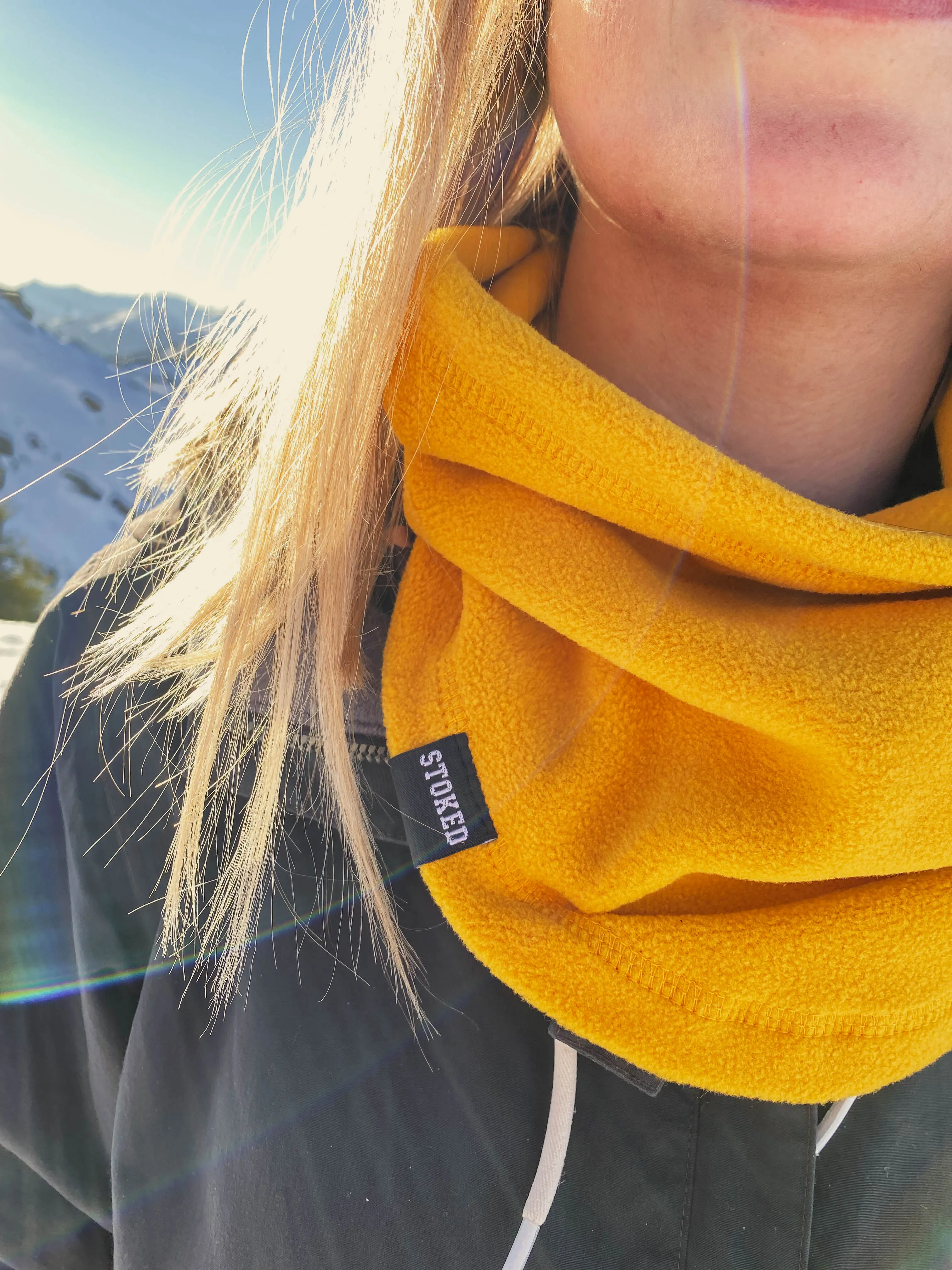 Neck Fleece Mustard