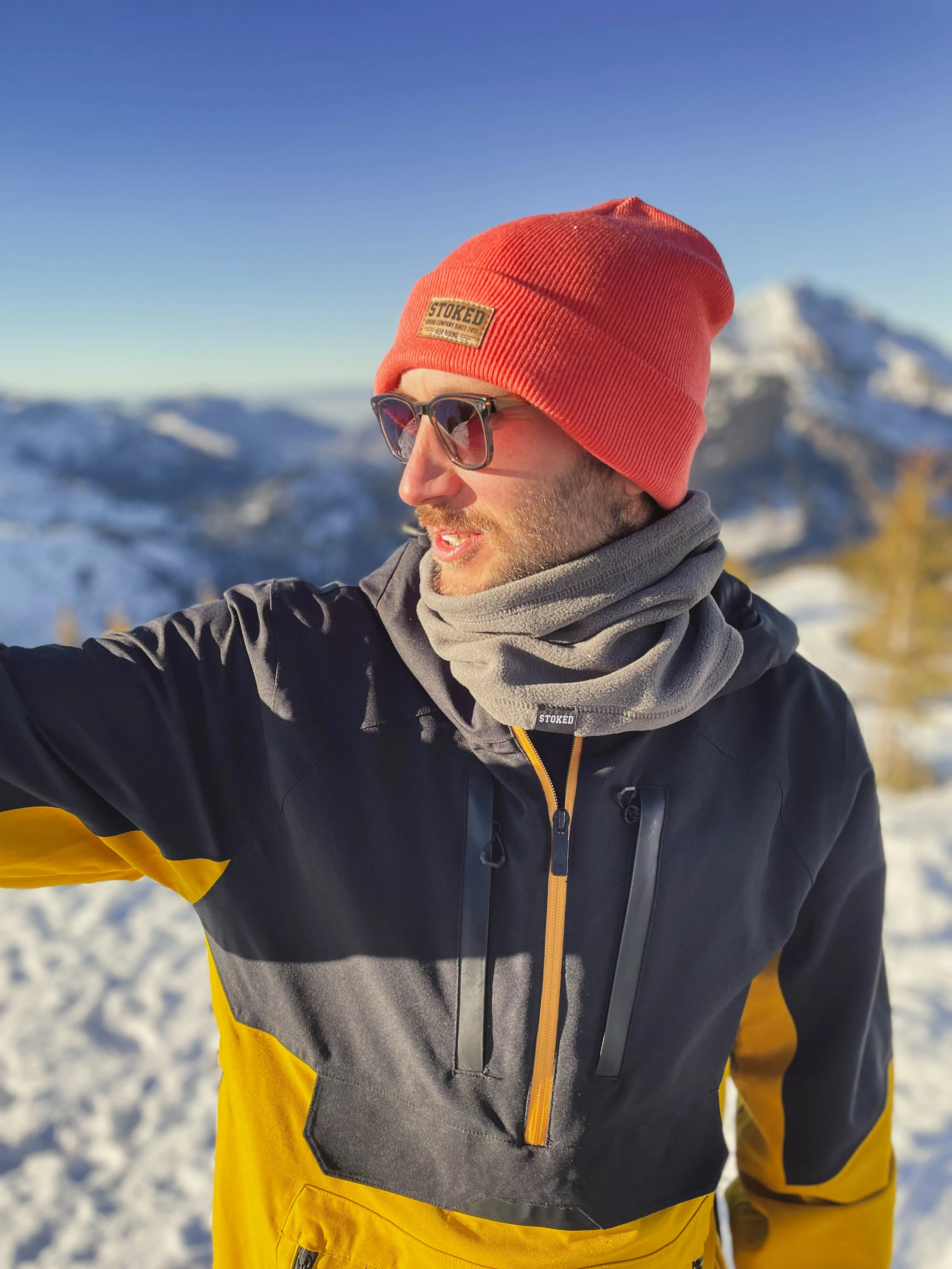 Neck Fleece Mustard