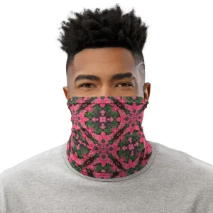 Neck Gaiter Magenta Ribbons Designed by Robert Bowen