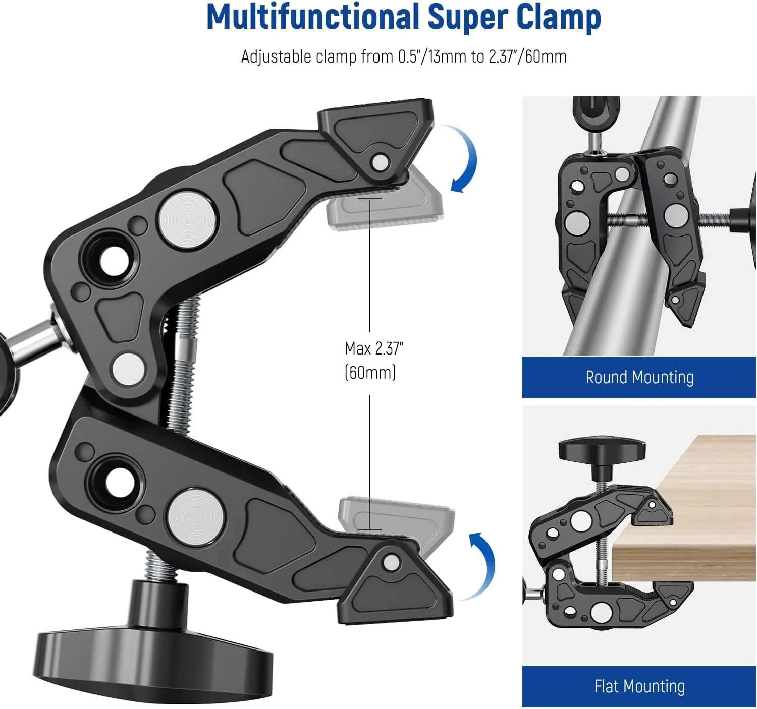 NEEWER ST80 Super Clamp with Magic Arm